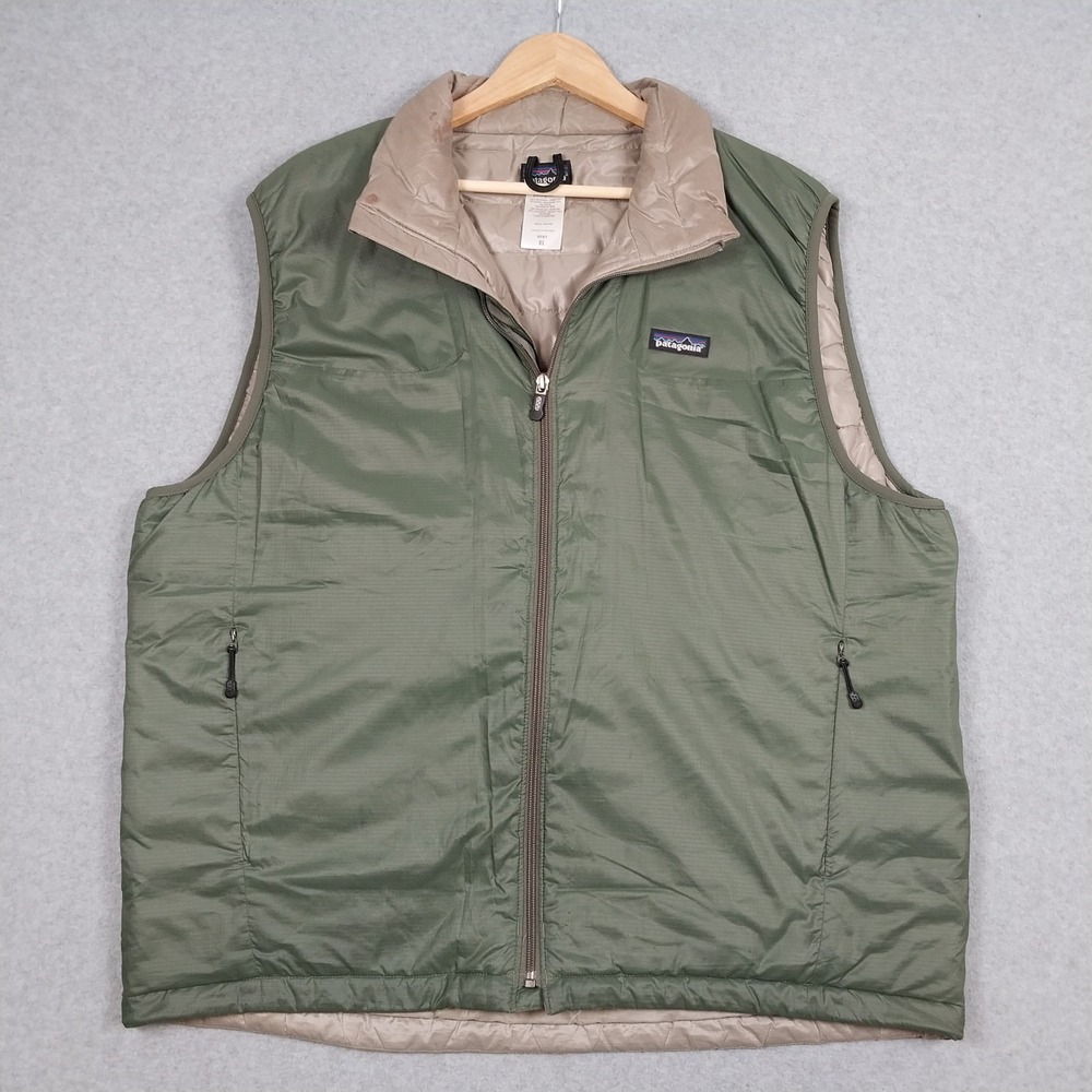 Vintage Patagonia Vest Mens XL Mars Alpha Green Puffball Micro Puff Insulated